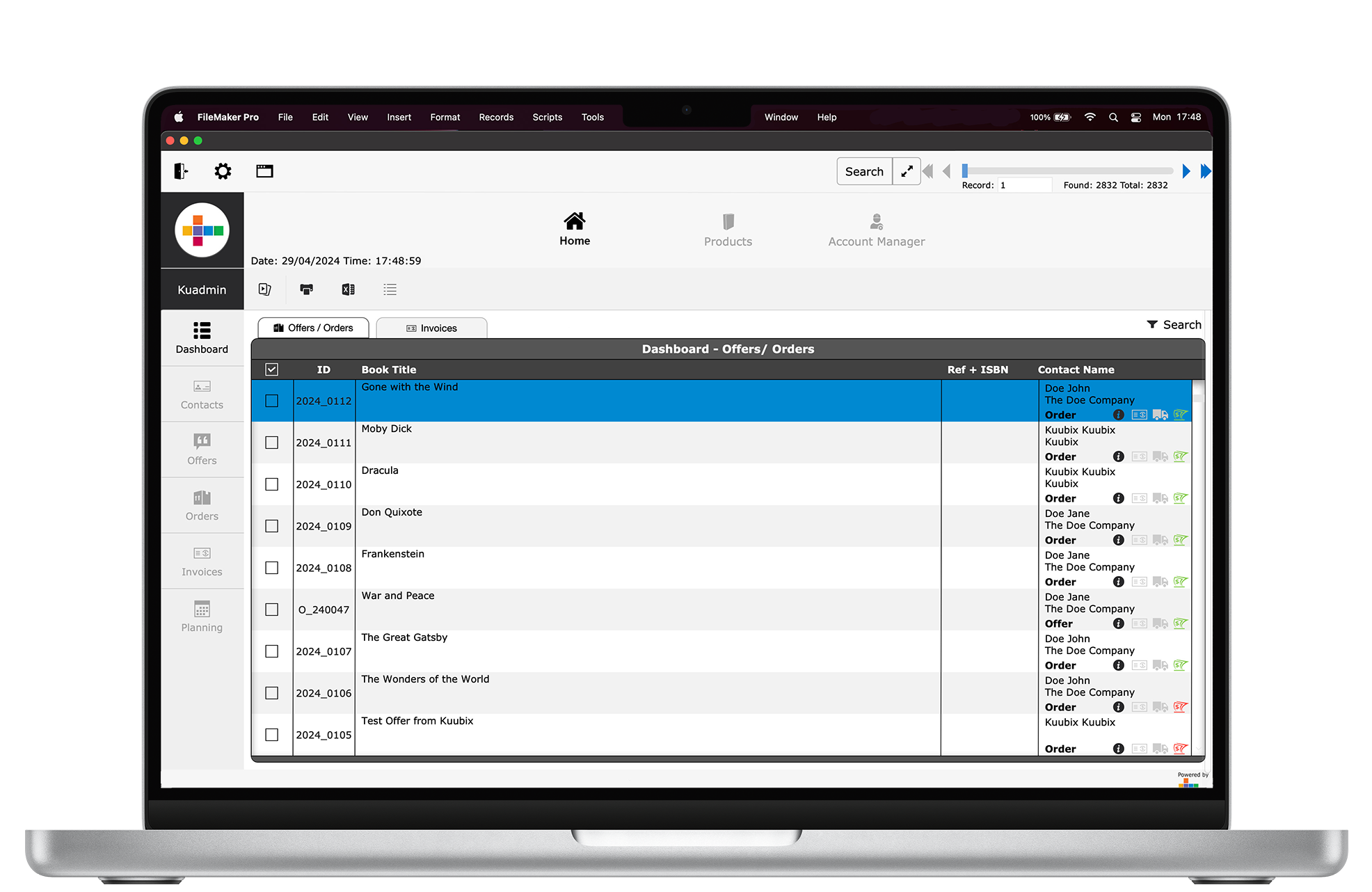 Dashboard Configbox